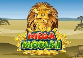 Mega Moolah slot slot logo by Games Global at Lataamo Casino