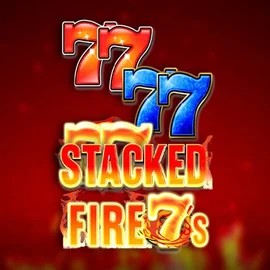 Stacked Fire 7s online game logo by Inspired Gaming on lataamo-kasino.fi